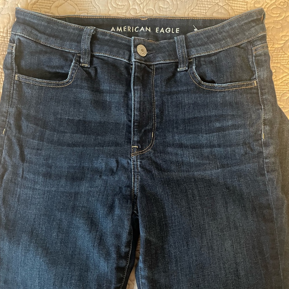 American Eagle Next Level Stretch Skinny Jeans Size 14 Xtra Long